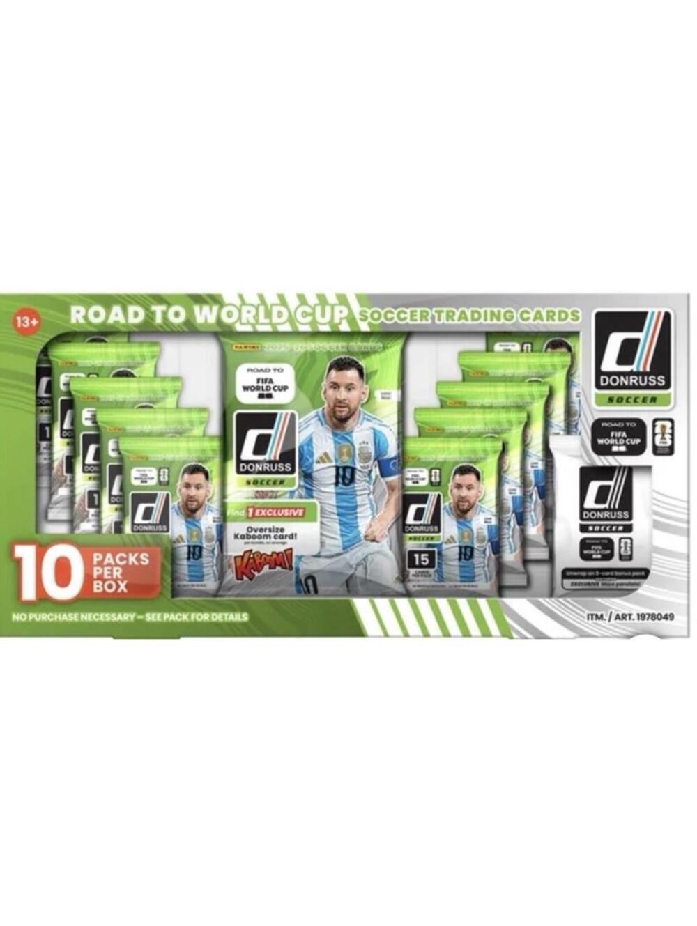 2026 Donruss Road To FIFA World Cup 10 Pack Box Costco Exclusive Lot Of 10